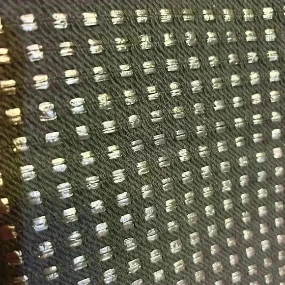 NWT Gap Black Textured Square Pattern Lined Mini Skirt faux leather Size 14 - Picture 6 of 7